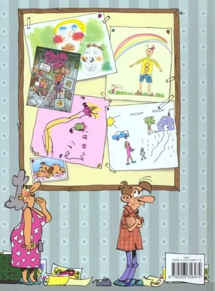 Verso de l'album Maman et moi Tome 1 Je ne peux plus l'encadrer