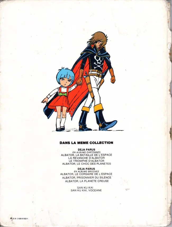 Verso de l'album Albator Tome 5 Les Silvydres attaquent