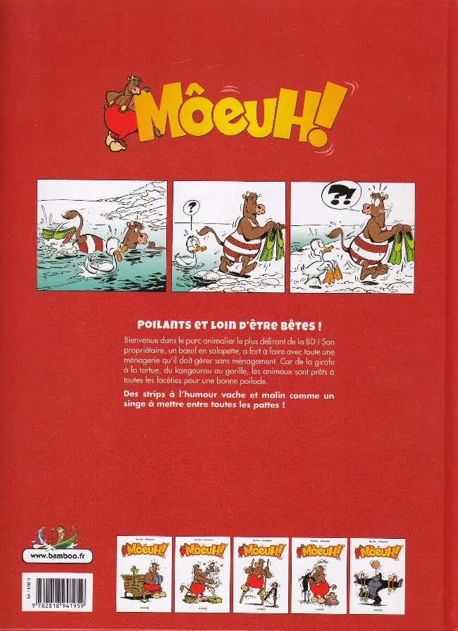 Verso de l'album Môeuh ! Tome 2