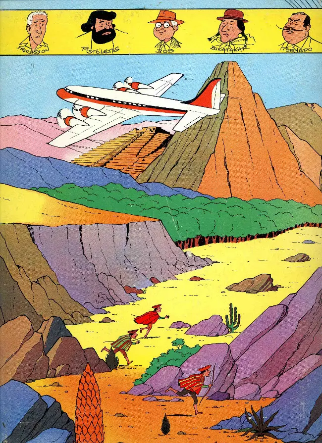 Verso de l'album Nic et Mino Tome 2 Le mystère de la cité perdue