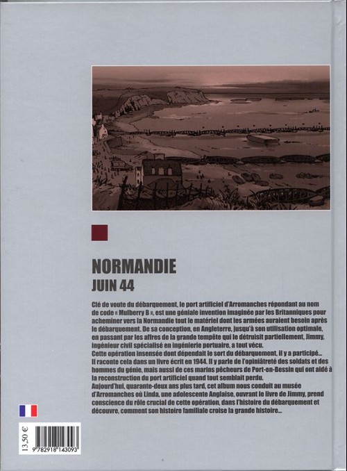 Verso de l'album Normandie juin 44 Tome 3 Gold beach / Arromanches
