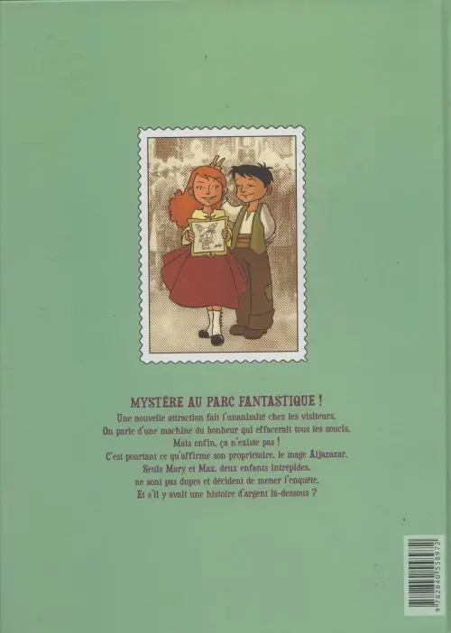 Verso de l'album Le Parc fantastique 1
