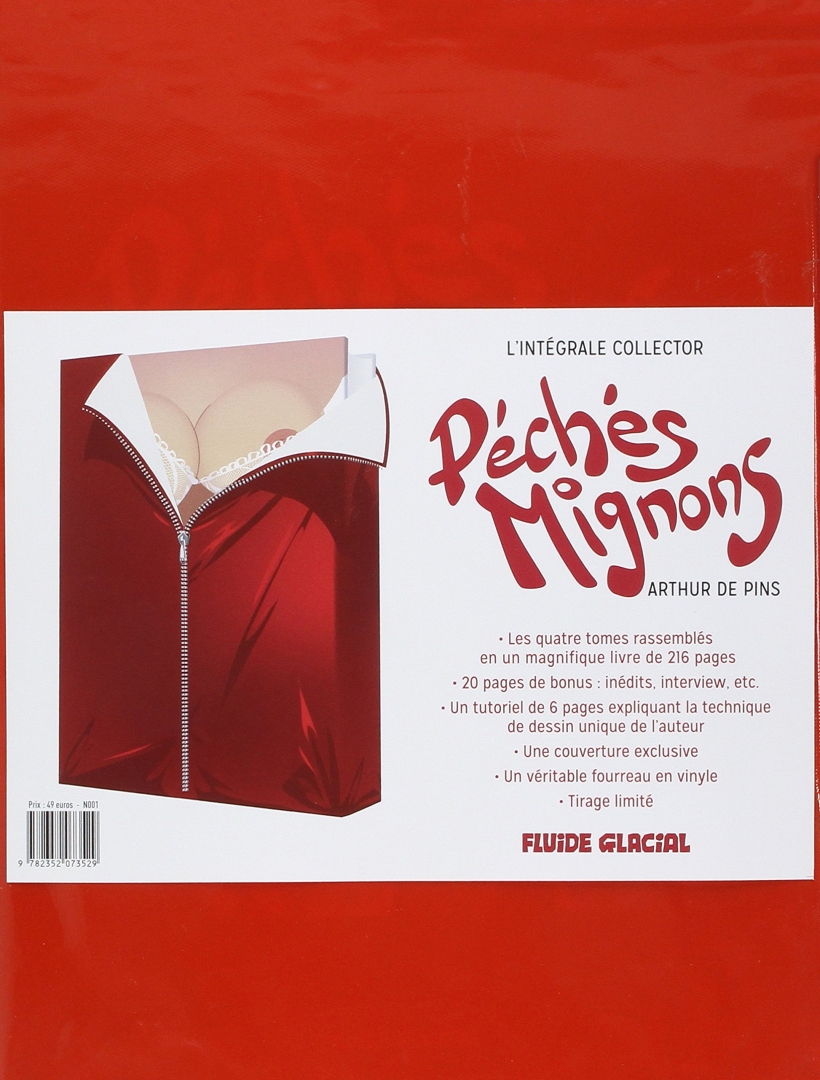 Verso de l'album Péchés Mignons