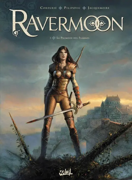 Couverture de l'album Ravermoon Tome 1 La Promesse des flammes