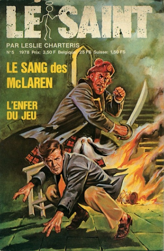 Couverture de l'album Le Saint Tome 5 Le Sang des McLaren - L'enfer du jeu