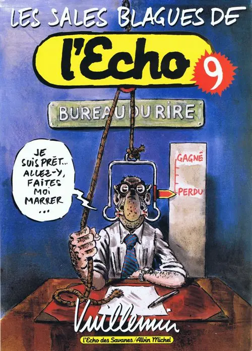 Couverture de l'album Les Sales blagues de l'Echo Tome 9 Bureau du rire