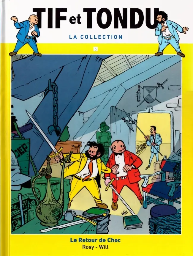 Couverture de l'album Tif et Tondu La collection Tome 5 Le Retour de Choc