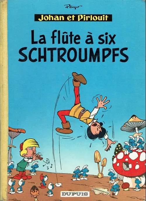 Couverture de l'album Johan et Pirlouit Tome 9 La flûte à six schtroumpfs