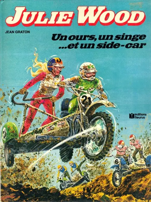 Couverture de l'album Julie Wood Tome 6 Un ours, un singe...et un side-car