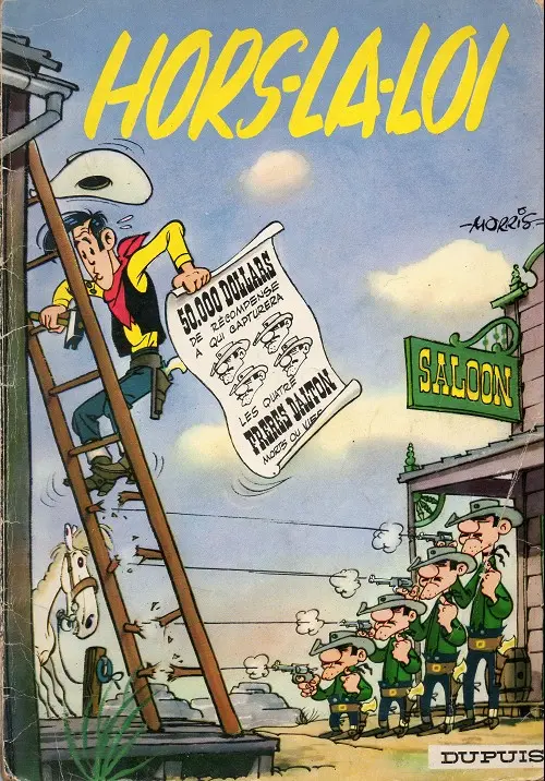 Couverture de l'album Lucky Luke Tome 6 Hors-la-loi