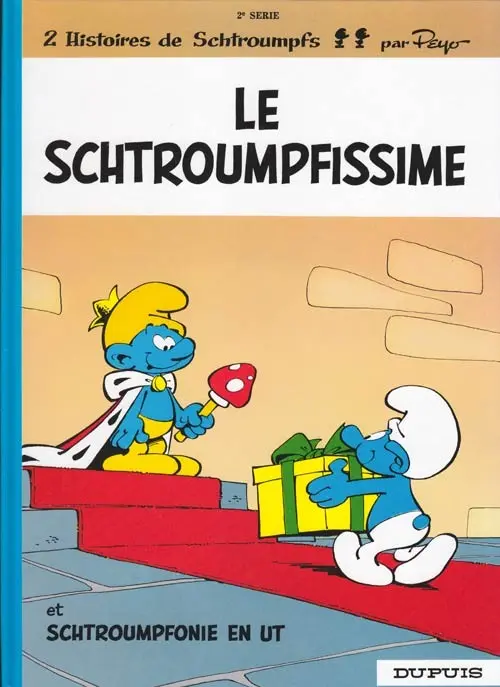 Couverture de l'album Les Schtroumpfs Tome 2 Le Schtroumpfissime (+ Schtroumpfonie en ut)