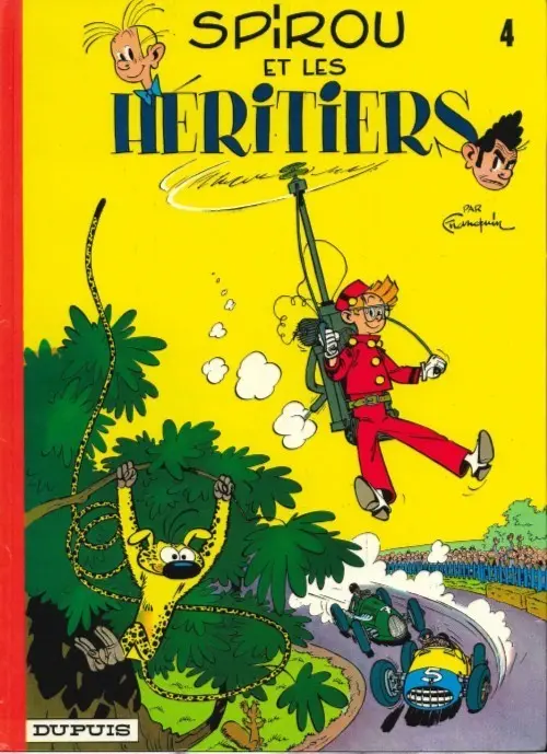 Couverture de l'album Spirou et Fantasio Tome 4 Spirou et les héritiers