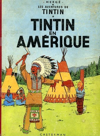Couverture de l'album Tintin Tome 3 Tintin en amérique