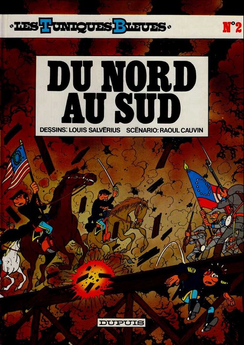 Couverture de l'album Les Tuniques Bleues N° 2 Du nord au sud