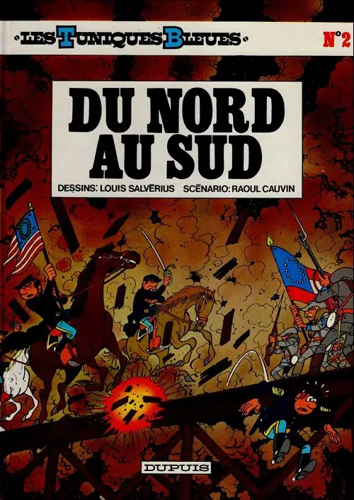 Couverture de l'album Les Tuniques Bleues Tome 2 Du nord au sud