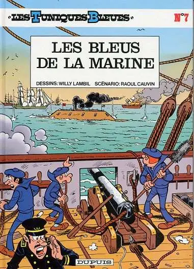 Couverture de l'album Les Tuniques Bleues Tome 7 Les bleus de la marine