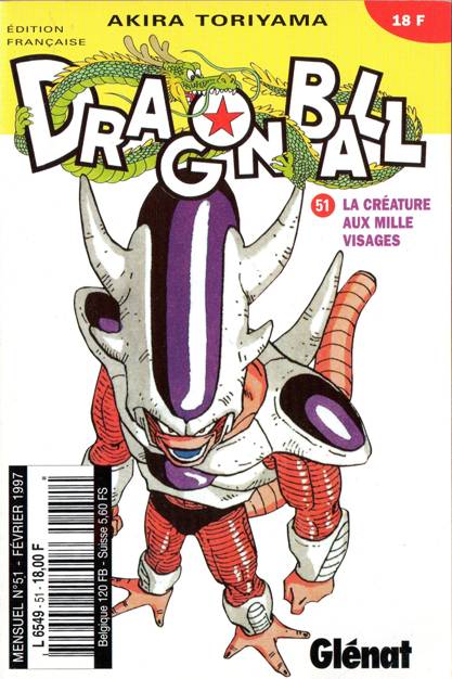 Couverture de l'album Dragon Ball Tome 51 La créature aux mille visages