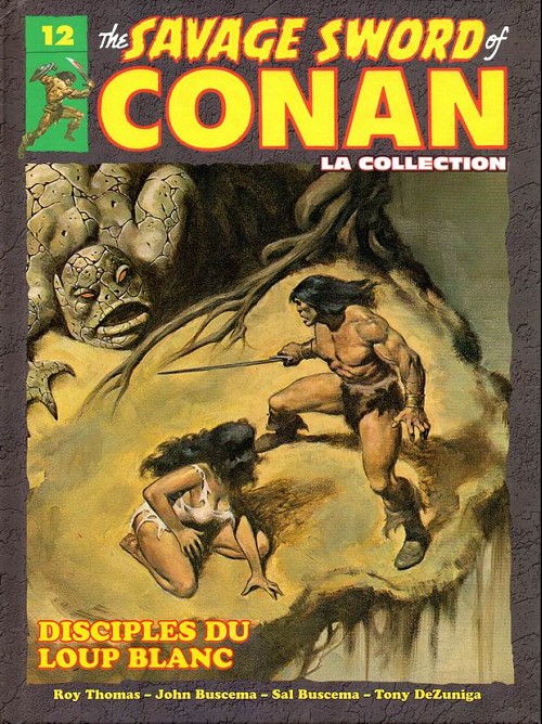 Couverture de l'album The Savage Sword of Conan - La Collection Tome 12 Disciples du loup blanc