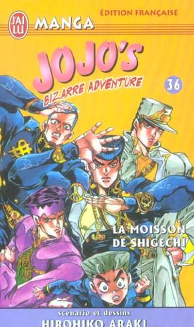 Couverture de l'album Jojo's Bizarre Adventure Tome 36 La Moisson de Shigechi