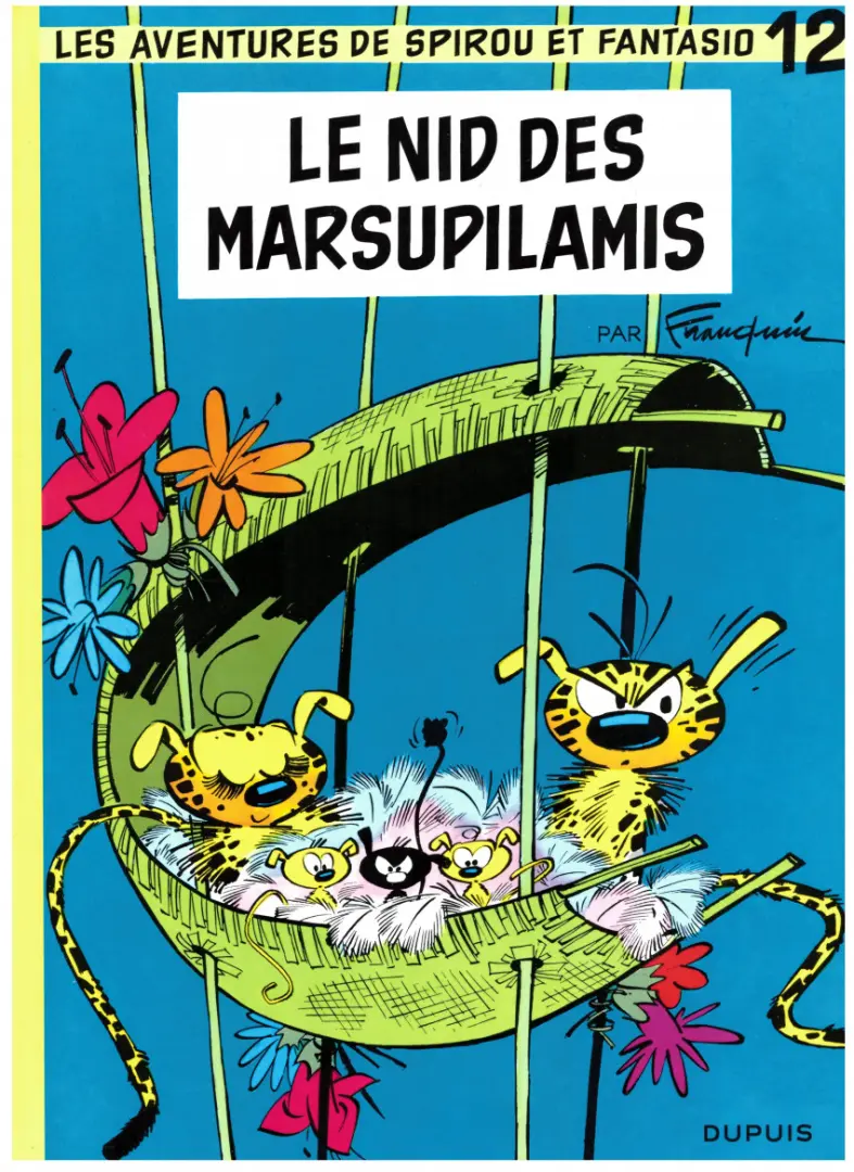 Couverture de l'album Spirou et Fantasio Tome 12 Le nid des Marsupilamis