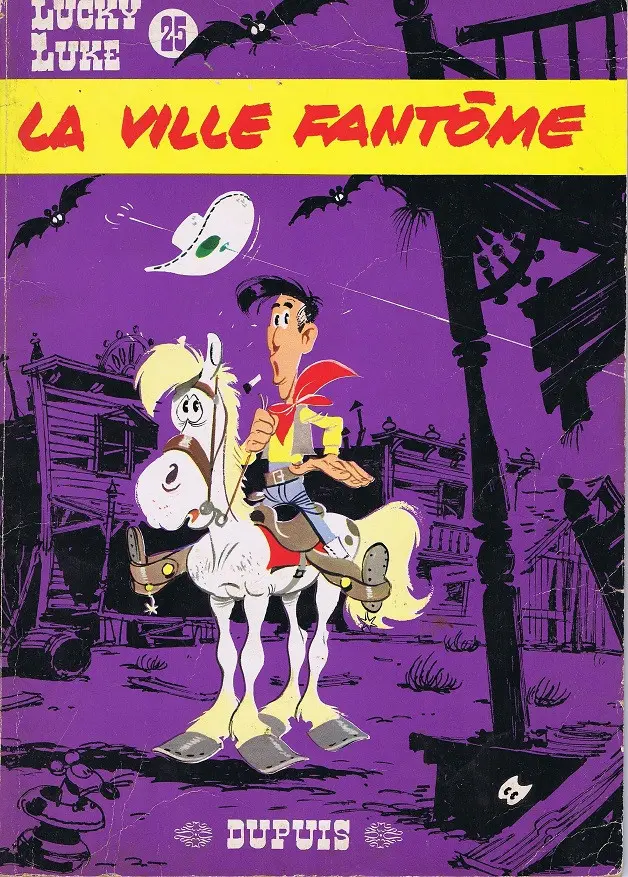 Couverture de l'album Lucky Luke Tome 25 La ville fantôme