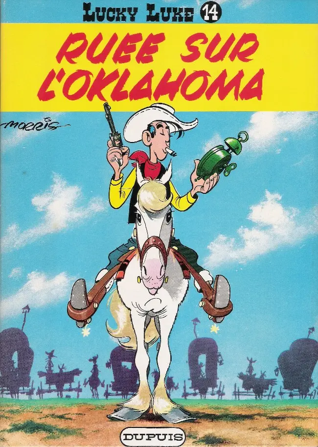 Couverture de l'album Lucky Luke Tome 14 Ruée sur l'Oklahoma