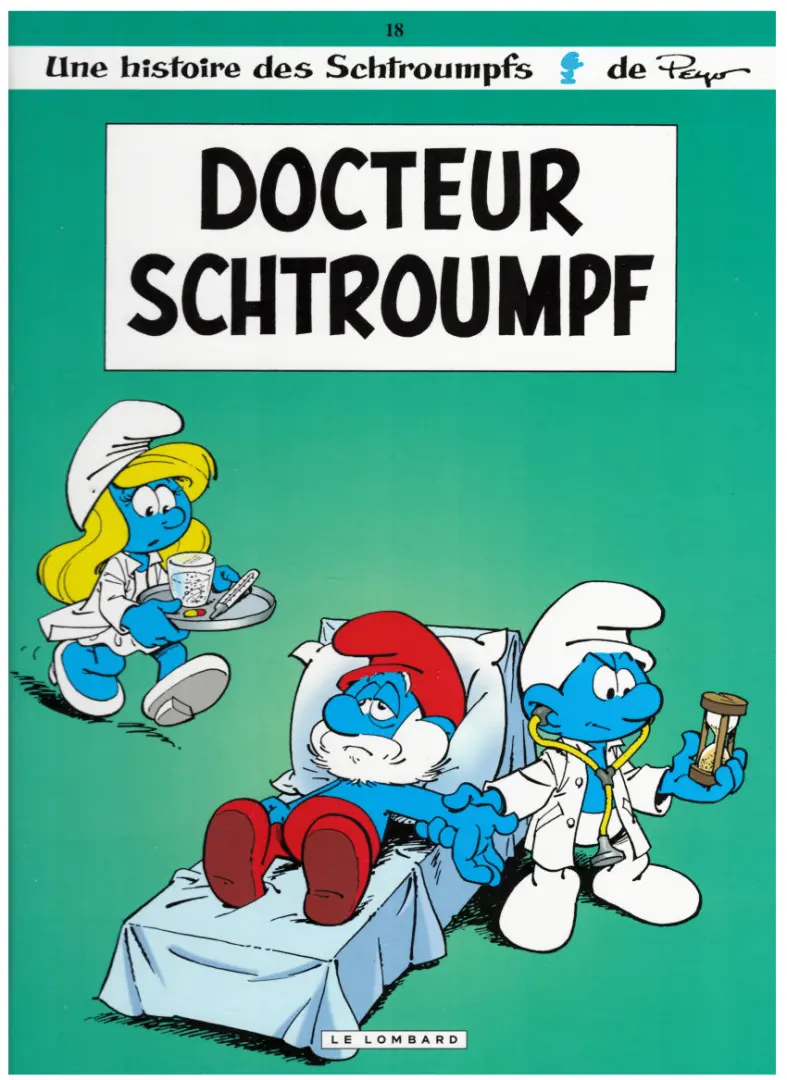 Couverture de l'album Les Schtroumpfs Tome 18 Docteur Schtroumpf