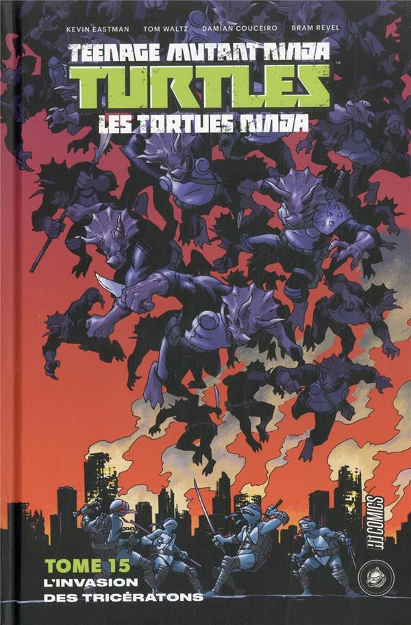 Couverture de l'album Teenage Mutant Ninja Turtles - Les Tortues Ninja Tome 15 L'invasion des tricératons