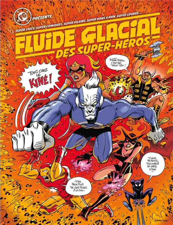 Couverture de l'album Fluide glacial des super-héros