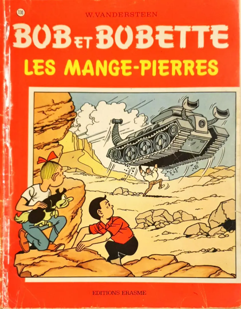 Couverture de l'album Bob et Bobette Tome 130 Les Mange-Pierres