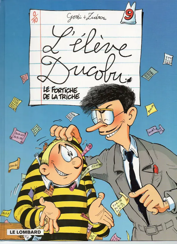 Couverture de l'album L'Élève Ducobu Tome 9 Le fortiche de la triche