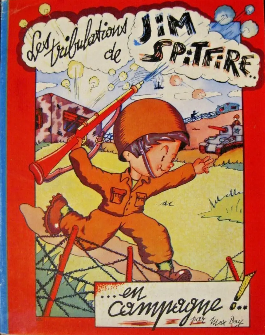 Couverture de l'album Les tribulations de Jim Spitfire ... en campagne !..
