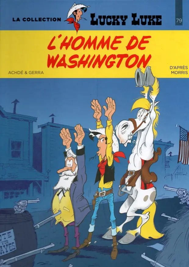Couverture de l'album Lucky Luke La collection Tome 79 L'homme de Washington