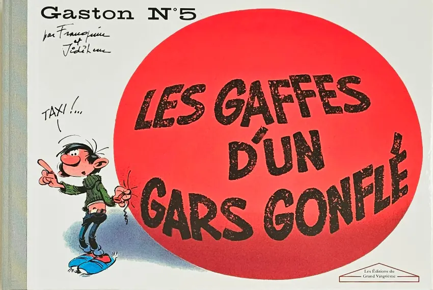 Couverture de l'album Gaston Tome 5 Les gaffes d'un gars gonflé