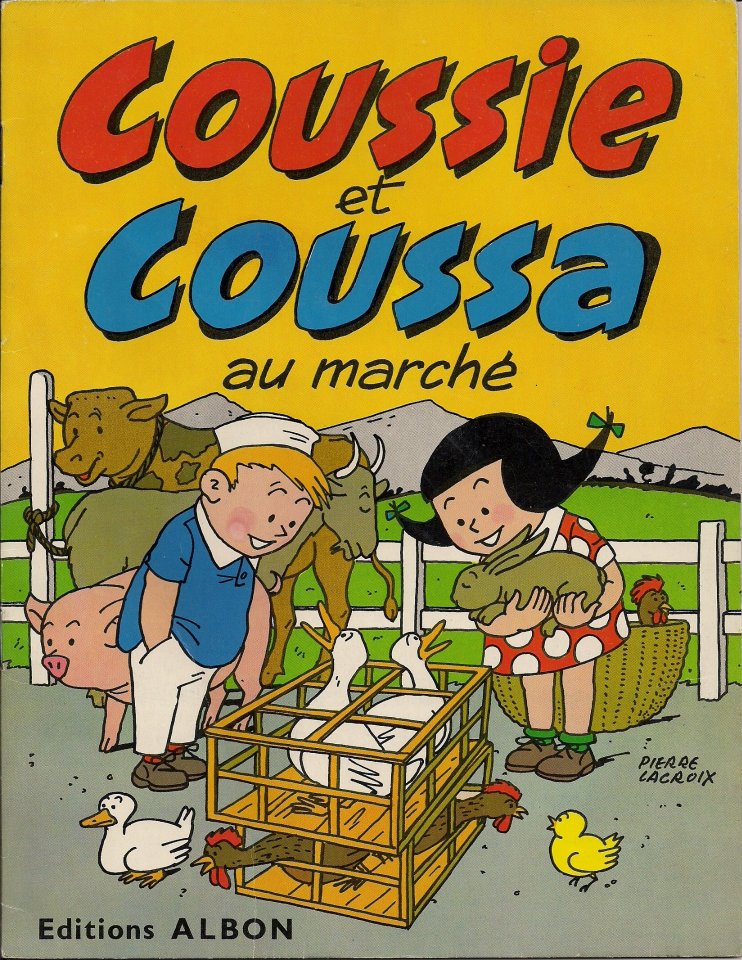 Couverture de l'album Coussie et Coussa 2 Coussie et Coussa au marché