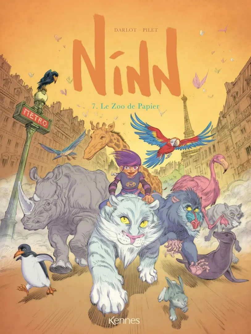 Couverture de l'album Ninn Tome 7 Le Zoo de Papier