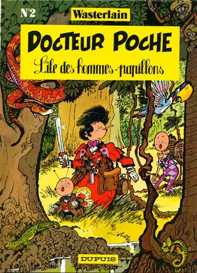 Couverture de l'album Docteur Poche Tome 2 L'île des hommes-papillons