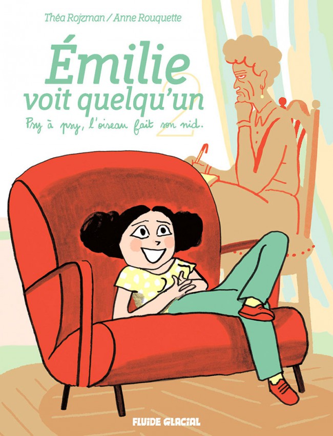 Couverture de l'album Émilie voit quelqu'un Tome 2 Psy à psy, l'oiseau fait son nid