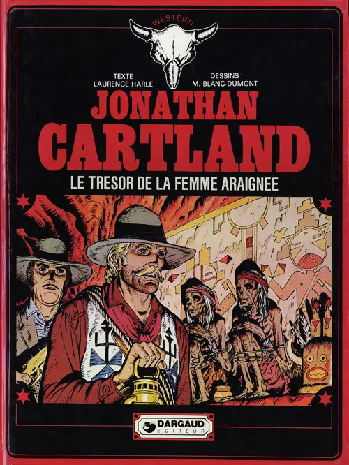 Couverture de l'album Jonathan Cartland Tome 4 Le trésor de la femme araignée