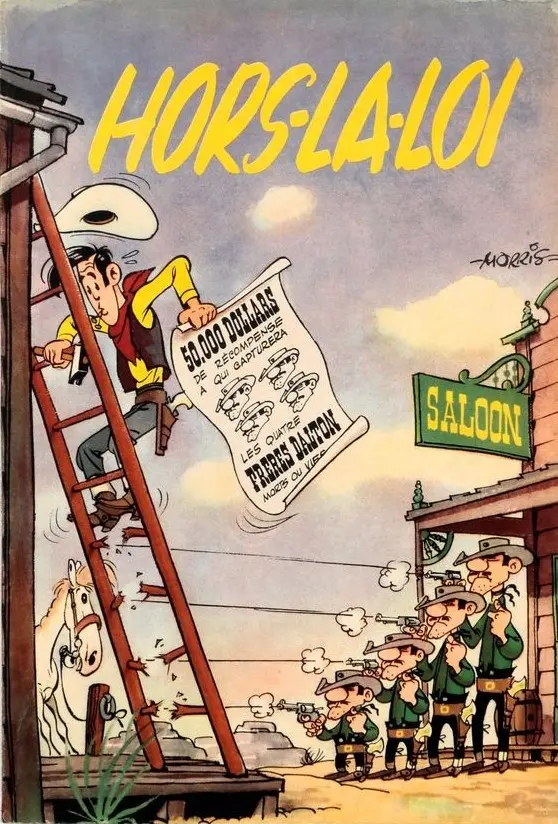 Couverture de l'album Lucky Luke Tome 6 Hors-la-loi