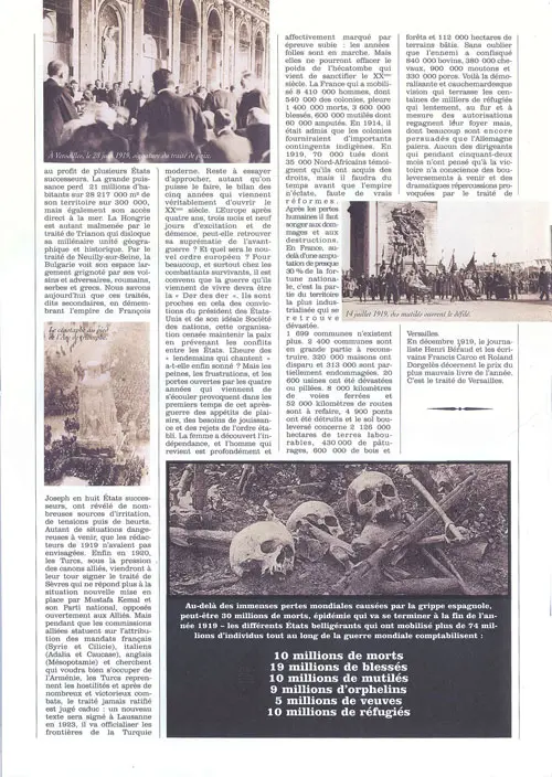 Verso de l'album Putain de guerre ! Tome 6 1919