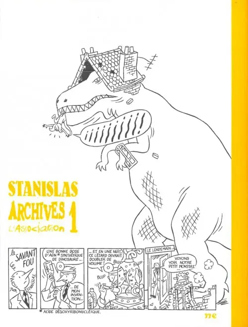Verso de l'album Archives Tome 1 Stanislas