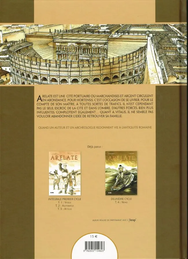 Verso de l'album Arelate Tome 5 Hortensis