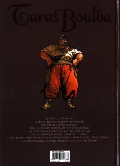 Verso de l'album Taras Boulba Volume 1