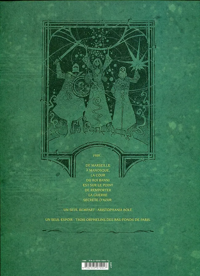 Verso de l'album Aristophania Tome 1 Le Royaume d'Azur