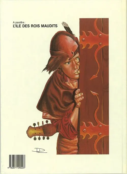 Verso de l'album Tristan le Ménestrel Tome 1 Le sortilège d'Ysandrelle
