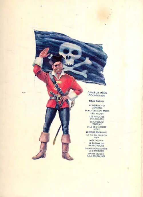 Verso de l'album Barbe-Rouge Tome 2 Le roi des sept mers