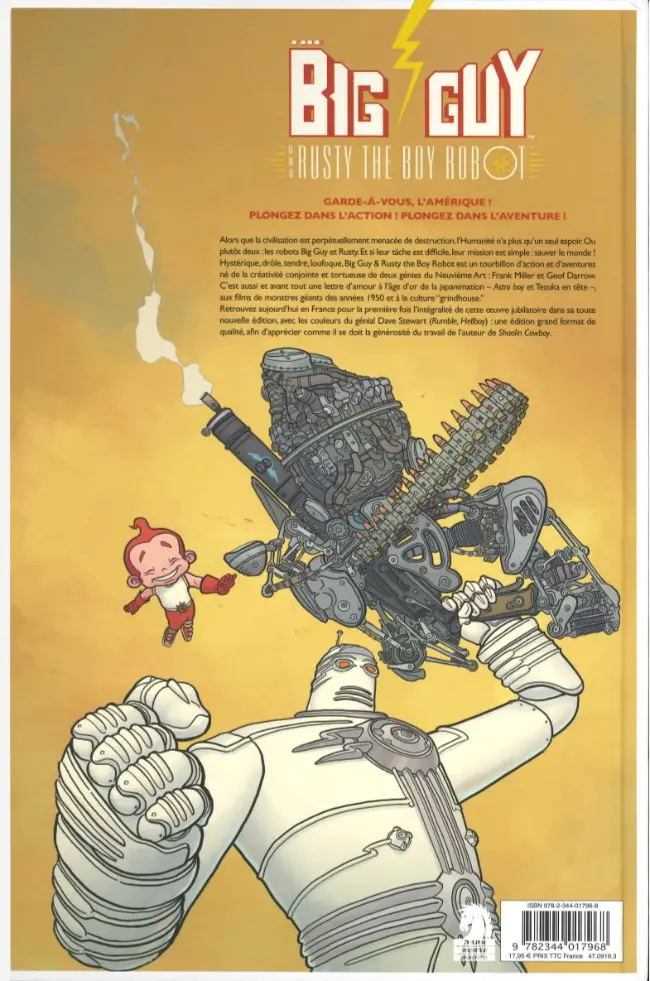 Verso de l'album Big Guy Big Guy and Rusty The Boy Robot