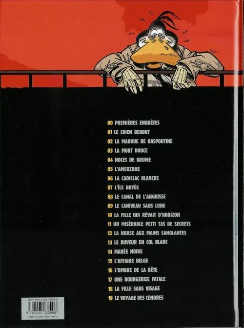 Verso de l'album Canardo Tome 1 Le chien debout