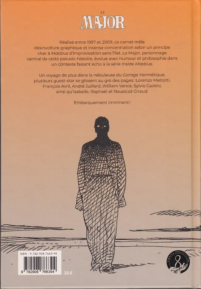 Verso de l'album Les Carnets Le Major